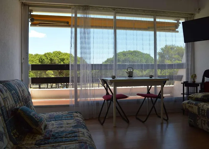 4 Pers. Avec Balcon, Piscine, Parking, Acces Direct - Grau-du-roi - Fr-1-250-157 *